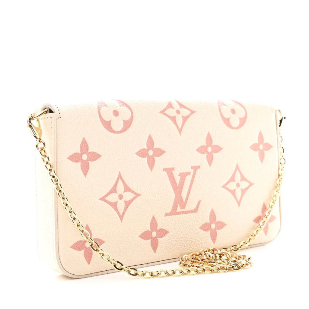LV Felicie Pochette Bicolor Monogram Empreinte Giant Bag