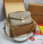 LV Pochette Pochette Métis Monogram Tourterelle Empreinte Bag