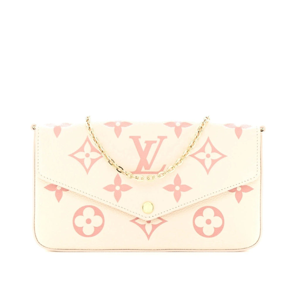 LV Felicie Pochette Bicolor Monogram Empreinte Giant Bag