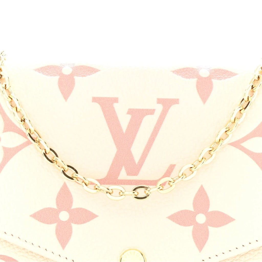 LV Felicie Pochette Bicolor Monogram Empreinte Giant Bag