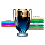 Paco Rabanne Invictus For Men Parfum Spray 3.4oz/100ml