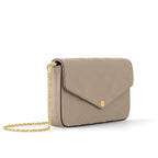 LV Empreinte Pochette Felicie Chain Wallet Tourterelle