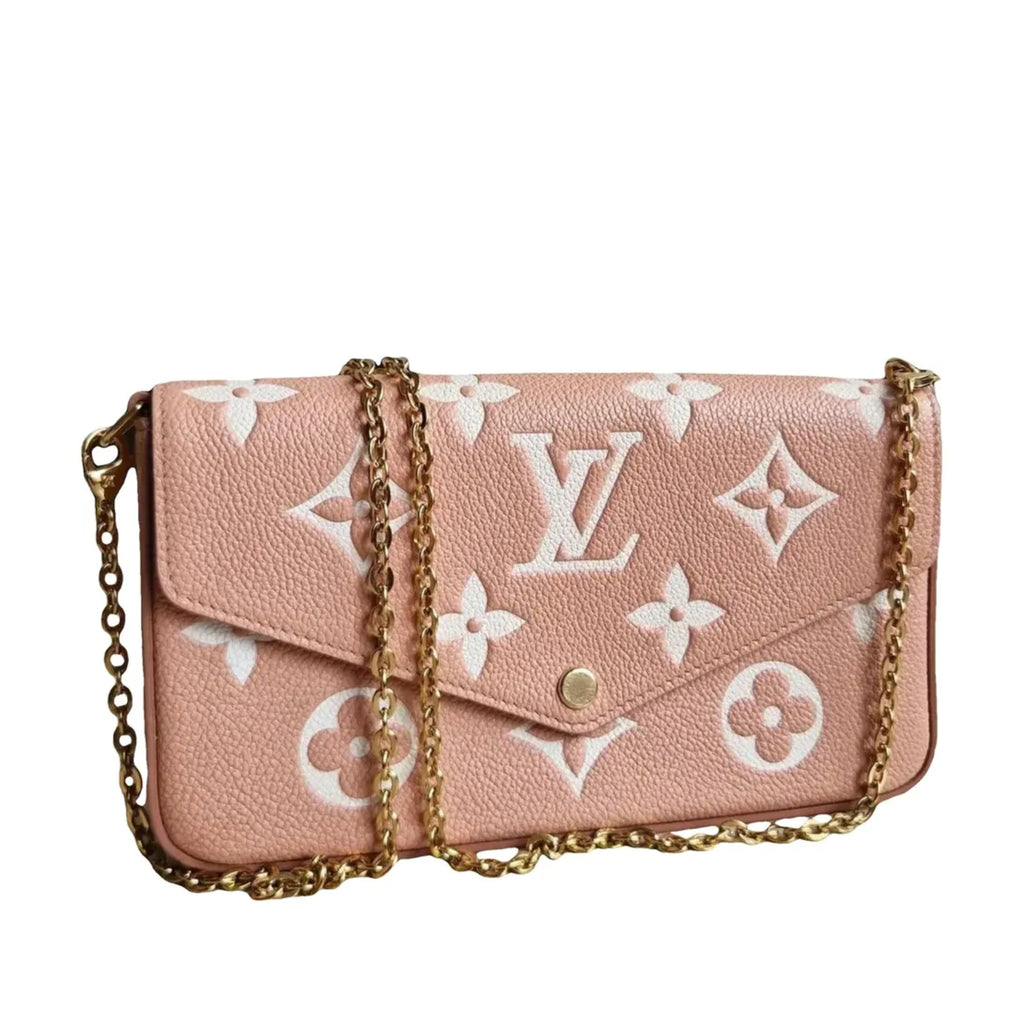 LV Empreinte Monogram Felicie Pochette Pink