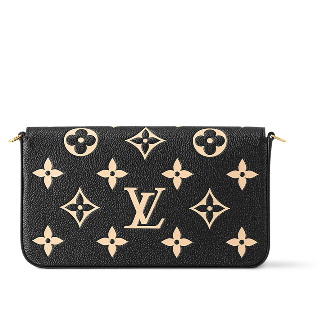 LV Empreinte Pochette Felicie Chain Wallet Black