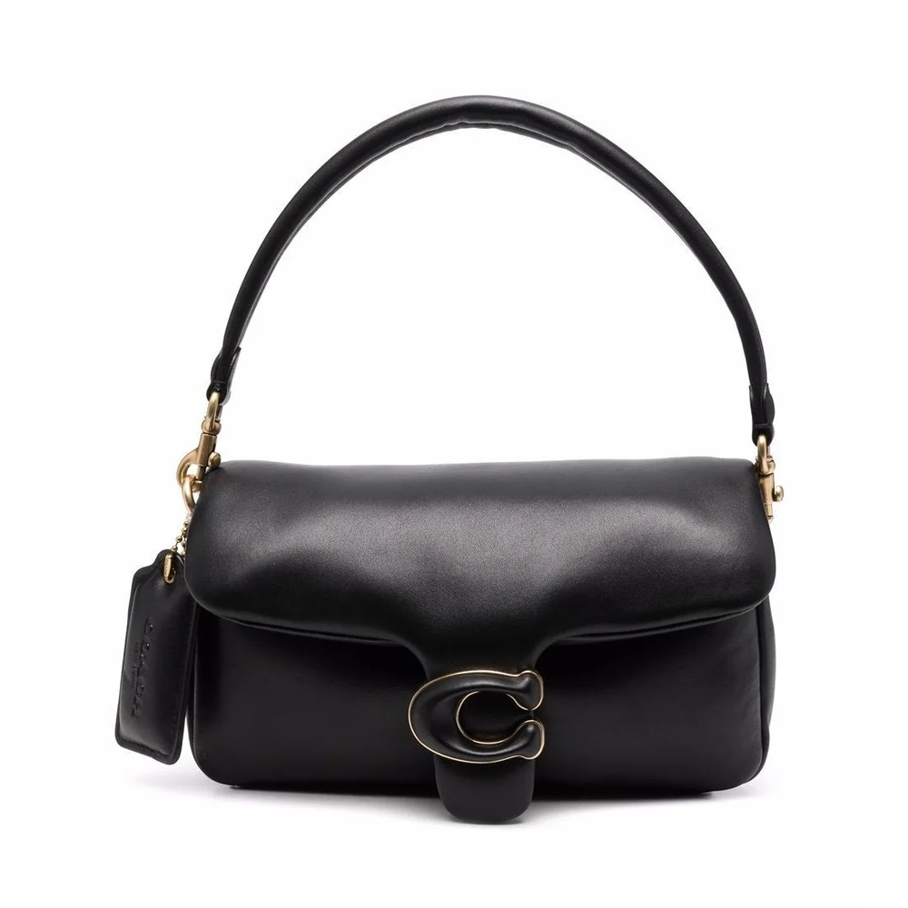 Coach Black Pillow Tabby Shoulder Leather Bag