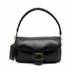 Coach Black Pillow Tabby Shoulder Leather Bag