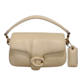 Coach Cream Lvory Pillow Tabby Shoulder Leather Bag