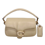 Coach Cream Lvory Pillow Tabby Shoulder Leather Bag
