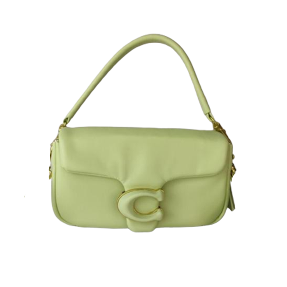 Coach Light Green Pillow Tabby Shoulder Leather Bag