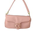 Coach Taffy Pink Pillow Tabby Shoulder Leather Crossbody Bag with "C" Clasp