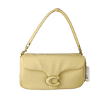 Coach Yellow Pillow Tabby Shoulder Leather Crossbody Bag