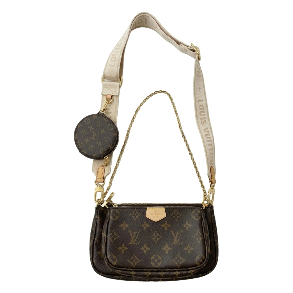 LV Monogram Multi Pochette Accessories Beige