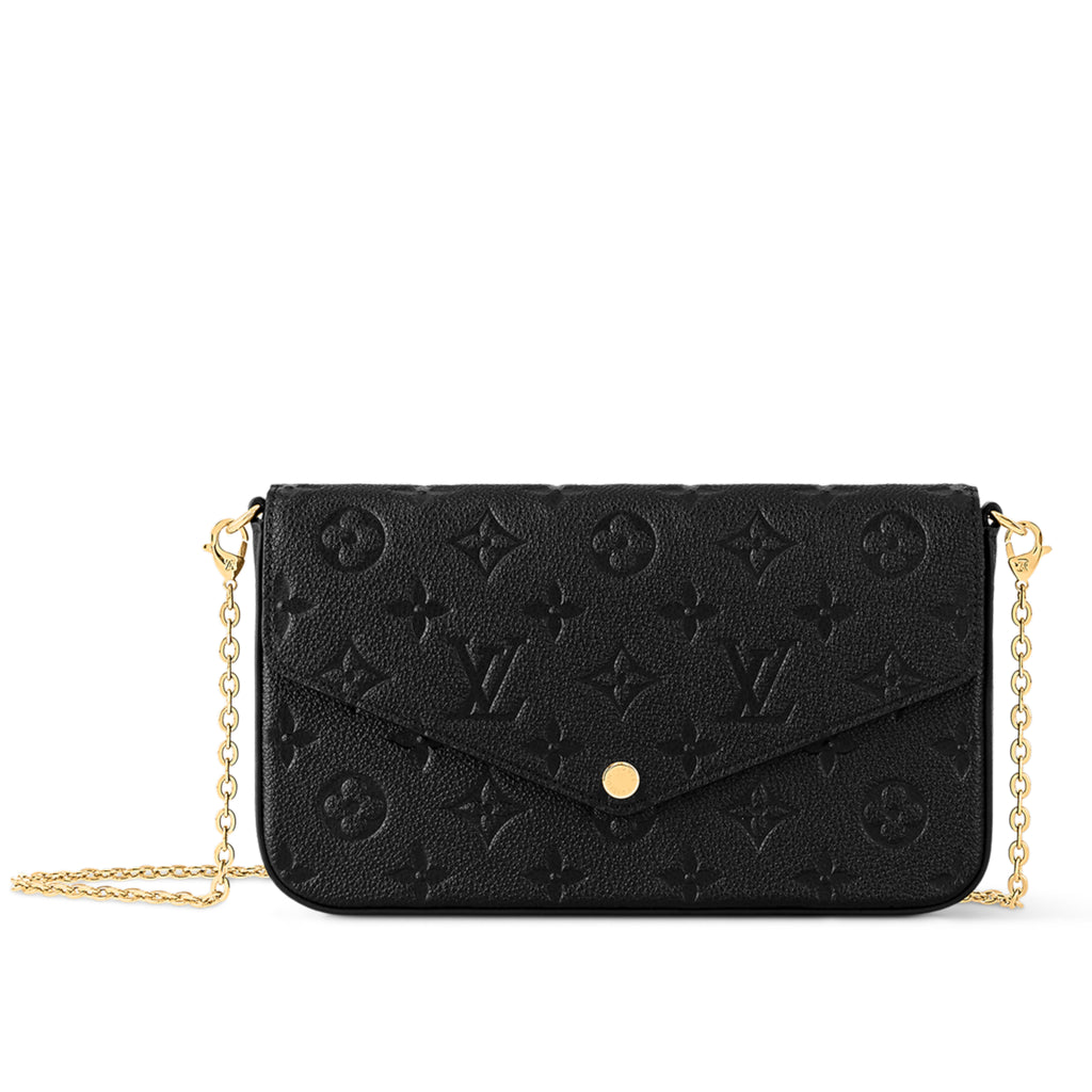 LV Empreinte Pochette Felicie Chain Wallet Black