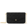 LV Empreinte Pochette Felicie Chain Wallet Black