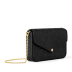 LV Empreinte Pochette Felicie Chain Wallet Black