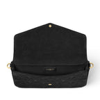 LV Empreinte Pochette Felicie Chain Wallet Black