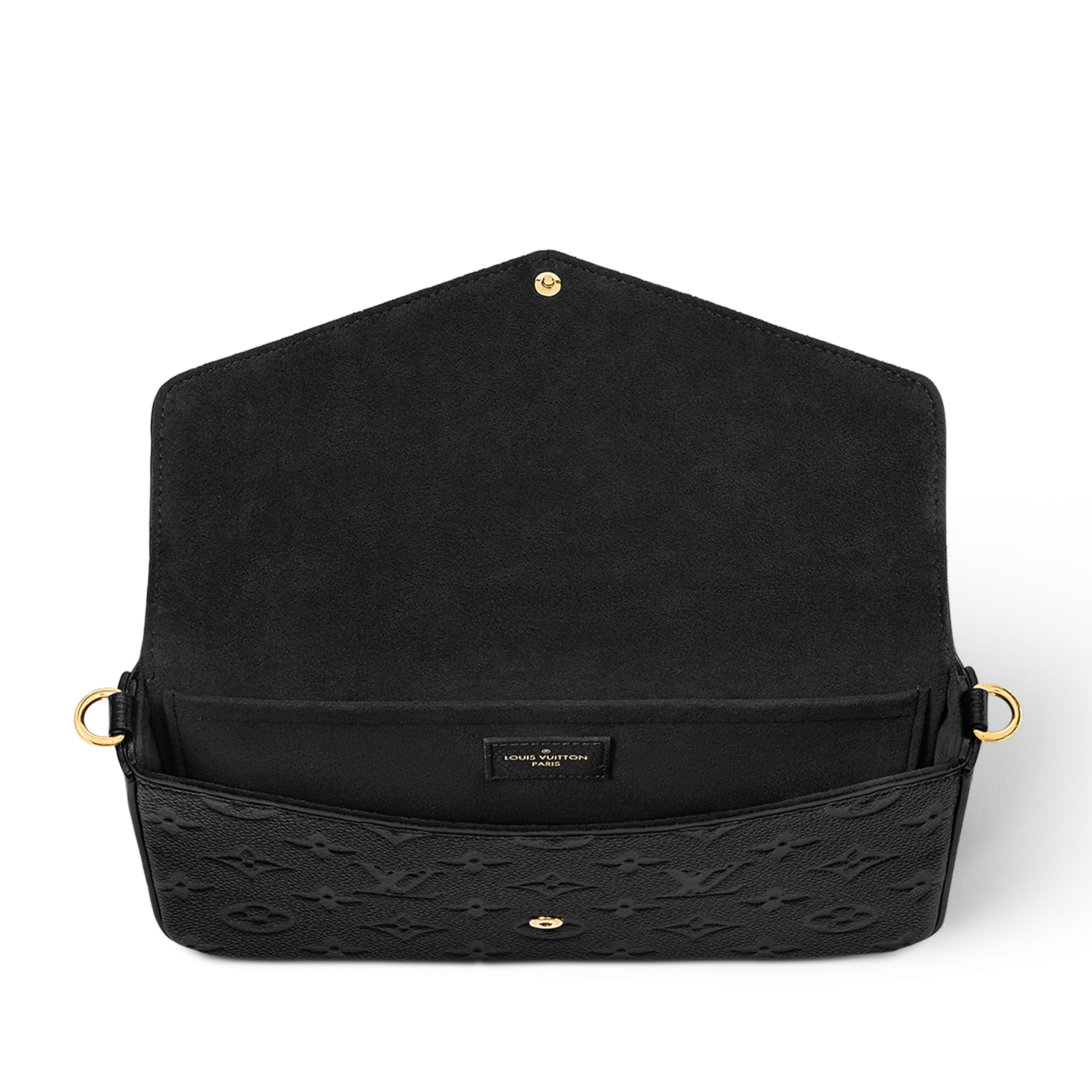 LV Empreinte Pochette Felicie Chain Wallet Black