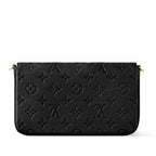 LV Empreinte Pochette Felicie Chain Wallet Black