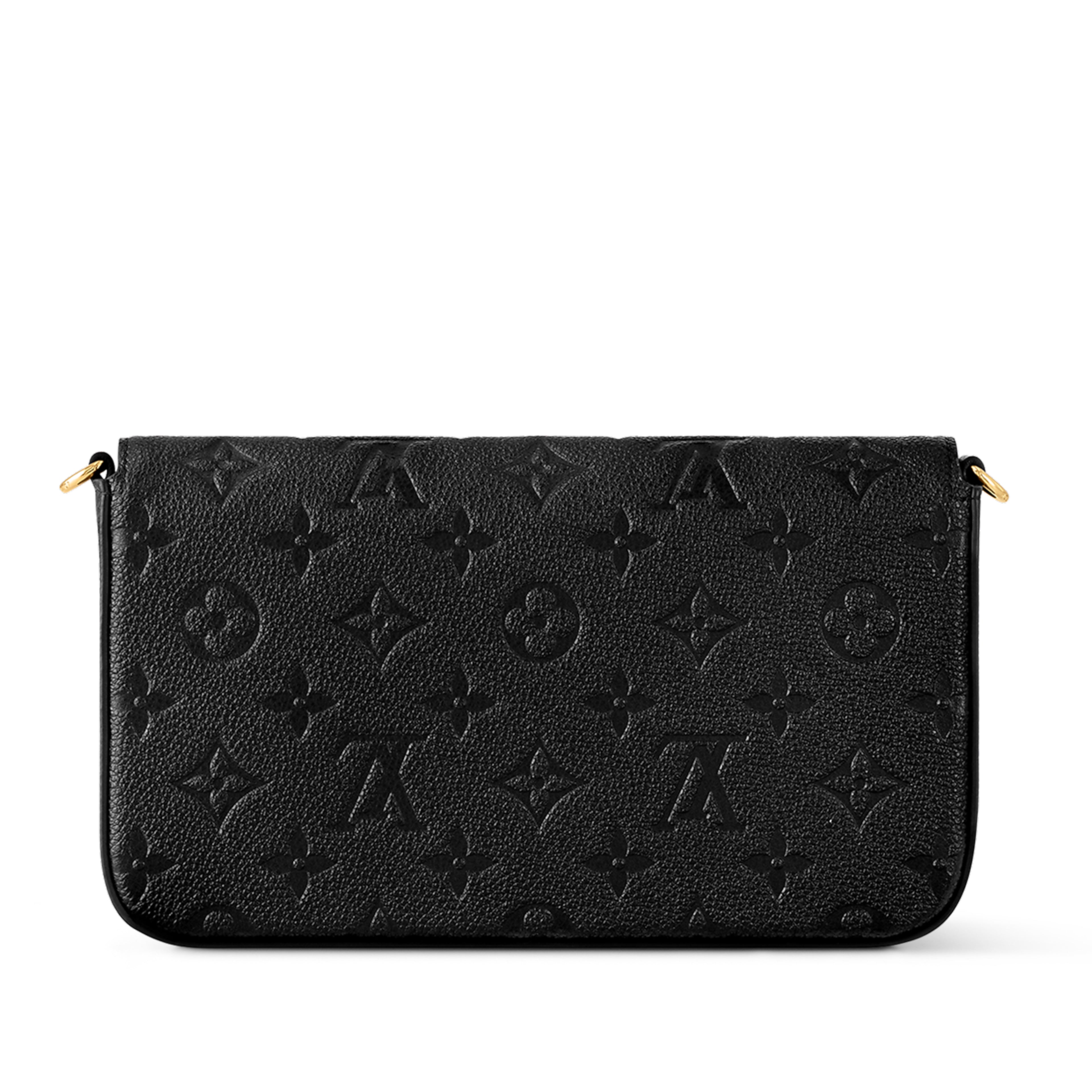 LV Empreinte Pochette Felicie Chain Wallet Black