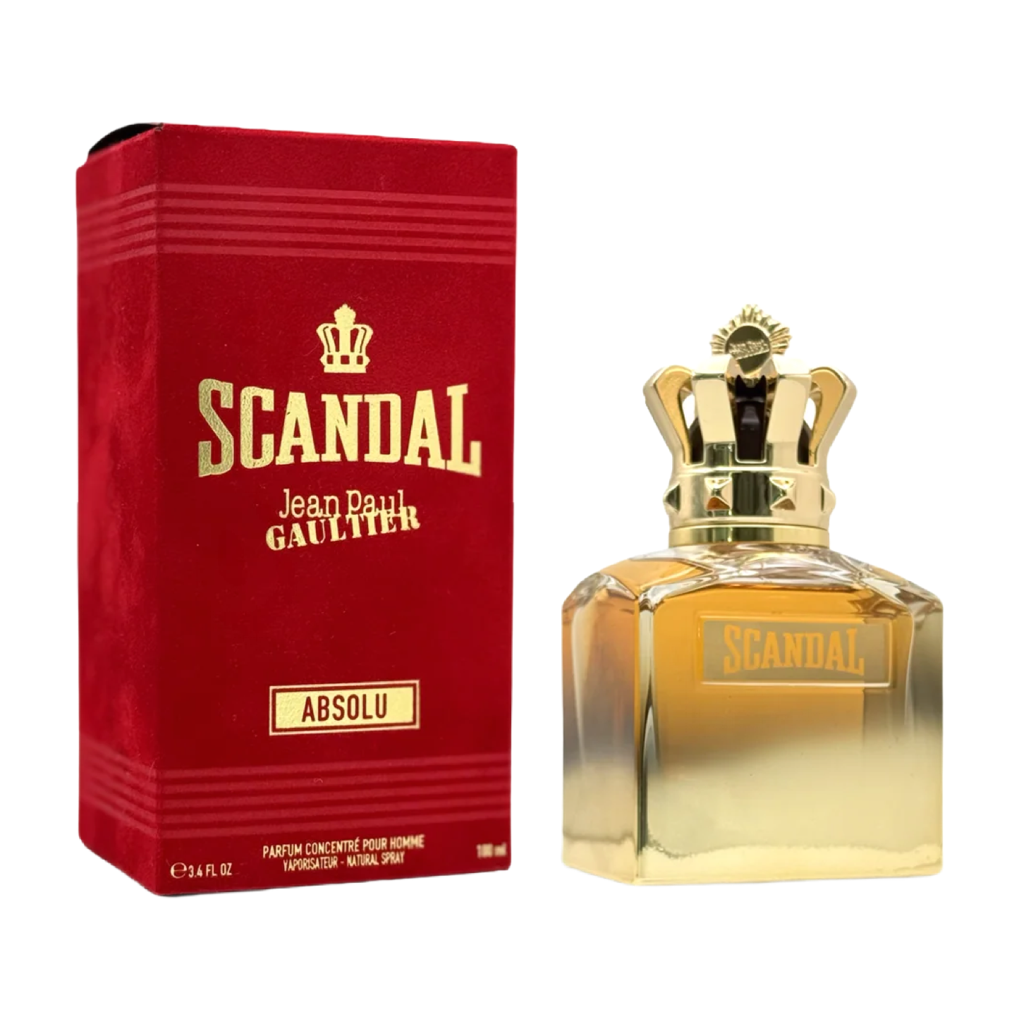 Jean Paul Gaultier Scandal Absolu Parfum Spray For Men 3.4oz/100ml