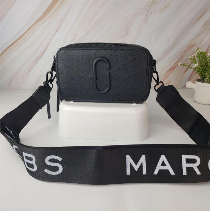 Marc Jacobs The Snapshot DTM Black Crossbody Bag