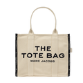Marc Jacobs The Jacquard Beige Black Tote Bag