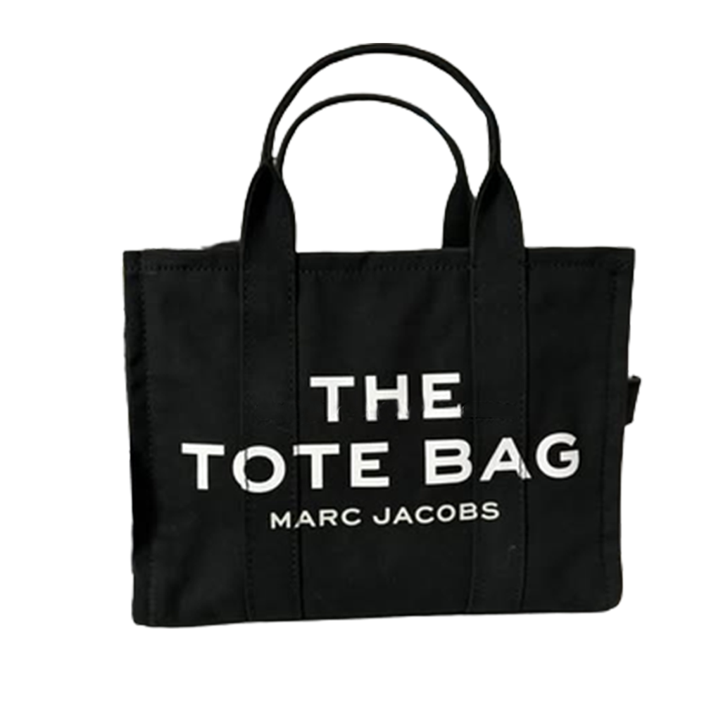 Marc Jacobs The Jacquard Traveler Black Tote Bag