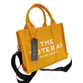 Marc Jacobs The Jacquard Printed Traveler Dark Yellow Tote Bag