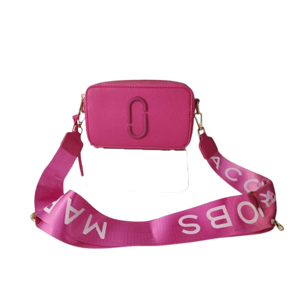 Marc Jacobs The Snapshot DTM Hot Pink Crossbody Camera Bag