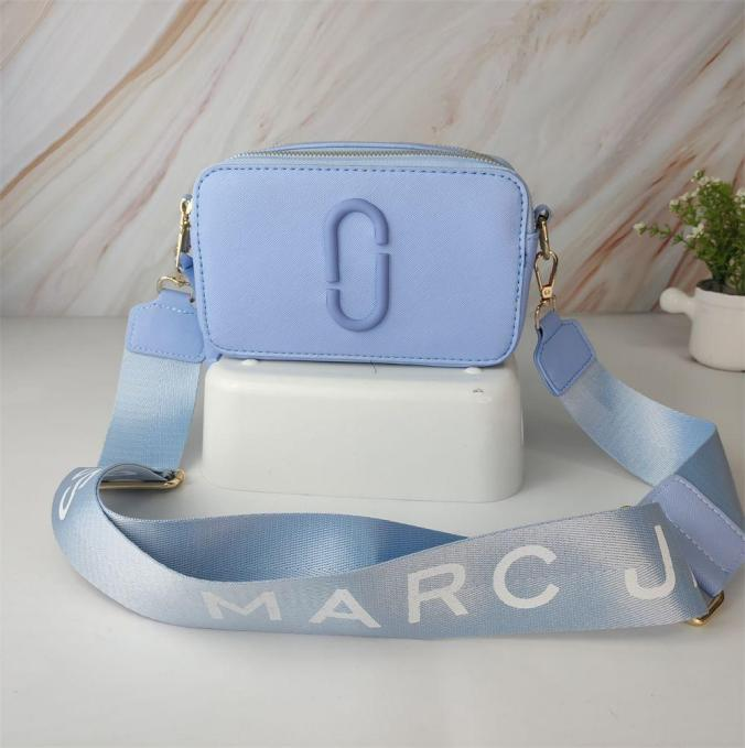 Marc Jacobs The Snapshot DTM Dreamy Blue Crossbody Camera Bag