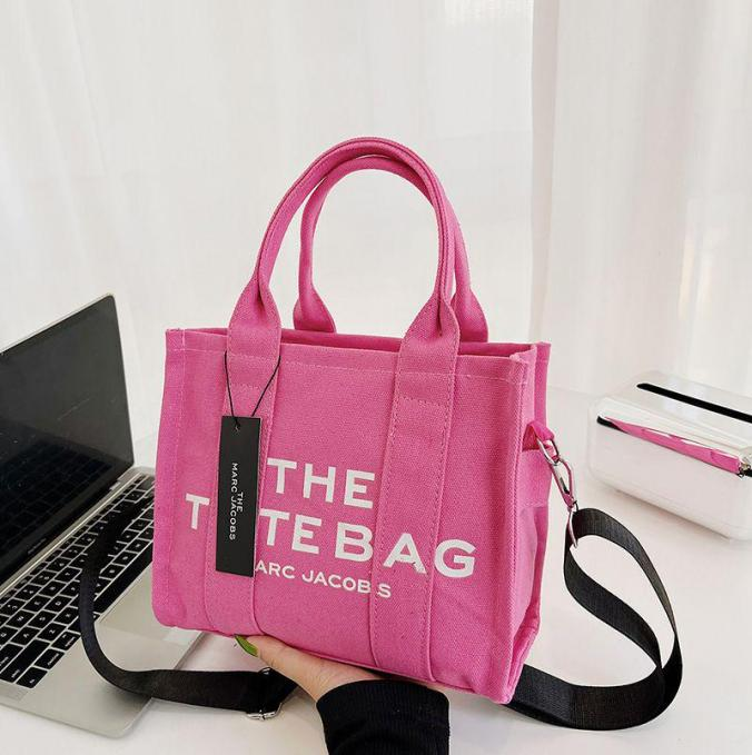 Marc Jacobs The Jacquard Traveler Pink Tote Bag