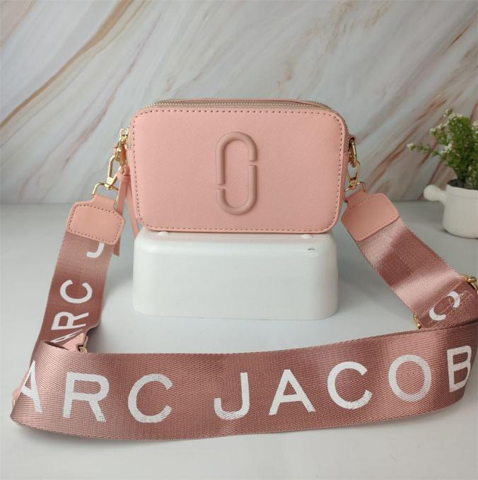 Marc Jacobs The Snapshot DTM Rose Pink Crossbody Camera Bag