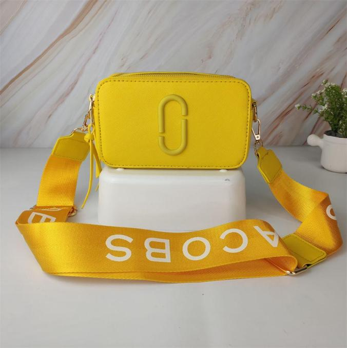 Marc Jacobs The Utility Snapshot DTM Yellow Crossbody Camera Bag