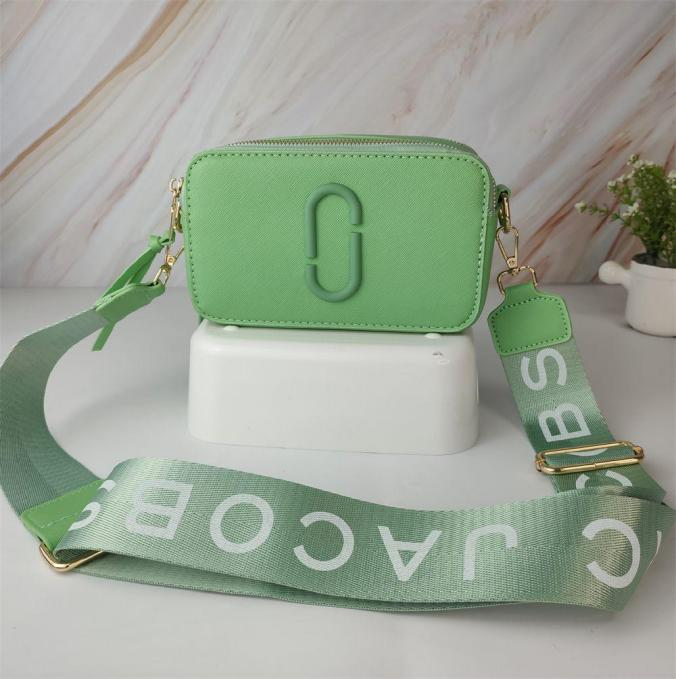 Marc Jacobs The Snapshot DTM Light Green Crossbody Camera Bag