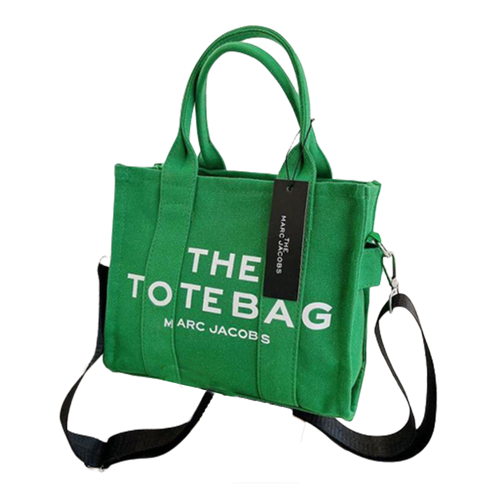 Marc Jacobs The Jacquard Printed Traveler Green Tote Bag