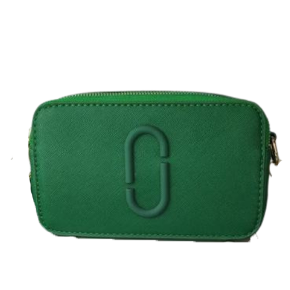 Marc Jacobs The Snapshot DTM Green Crossbody Camera Bag