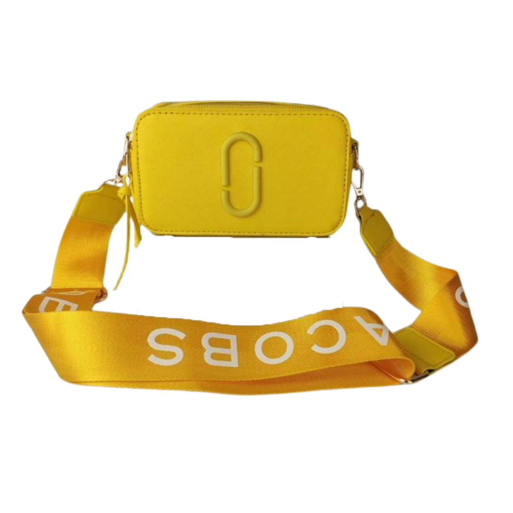 Marc Jacobs The Utility Snapshot DTM Yellow Crossbody Camera Bag