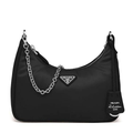 Prada Re-Edition 2005 Black Re-Nylon & Leather Crossbody Bag
