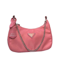 Prada Re-Edition 2005 Pink Nylon Leather Bag