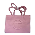 Purple PInk Telfar Leather Shopping Bag