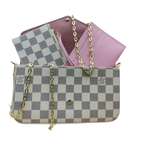Louis Vuitton Pochette Félicie Damier Azur Canvas Shoulder Bag