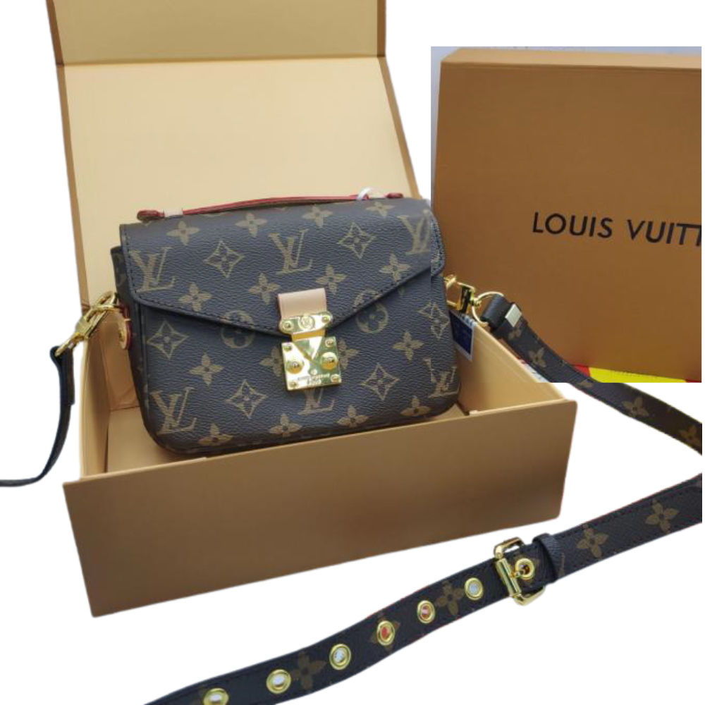 Louis Vuitton Pochette Métis East West Monogram Canvas Bag