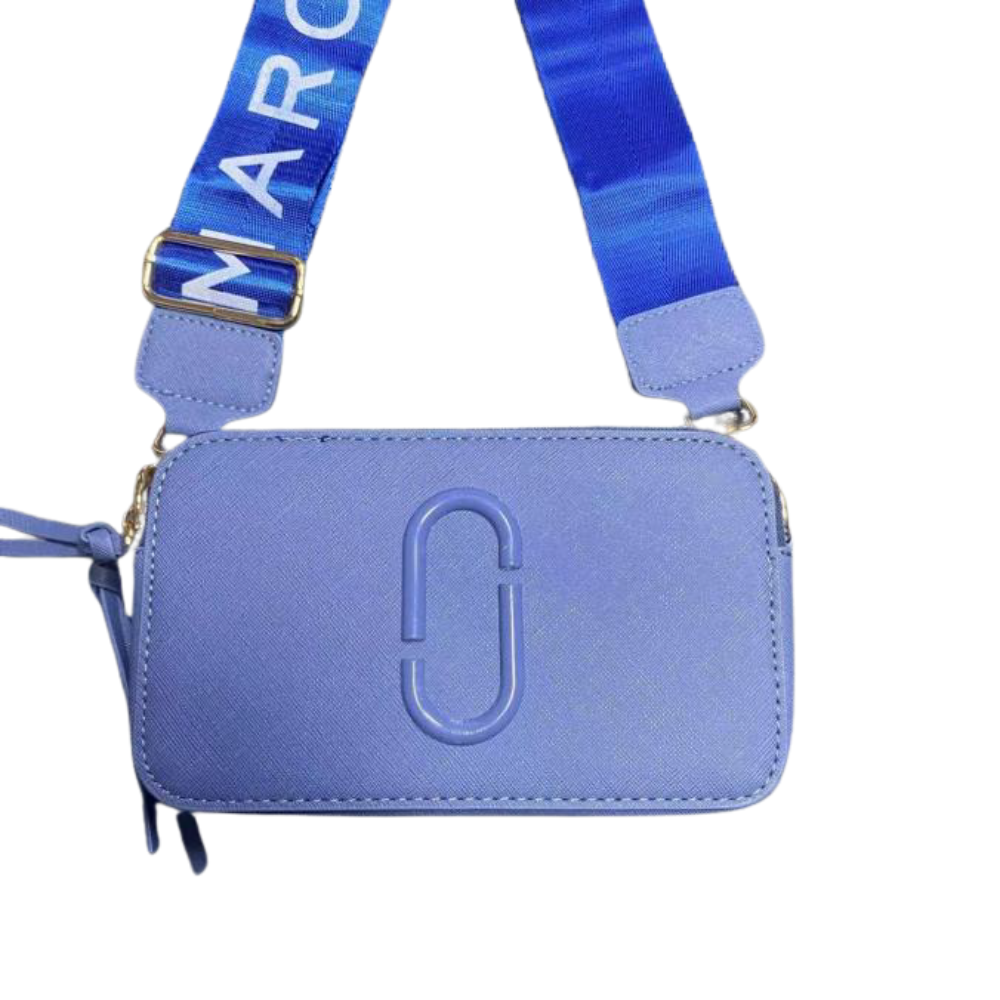 Marc Jacobs The Utility Snapshot Camera Bag with Blue Strap
