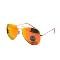 Ray-Ban Aviator Classic Arista Gold Frame Orange Mirror Lenses Sunglasses