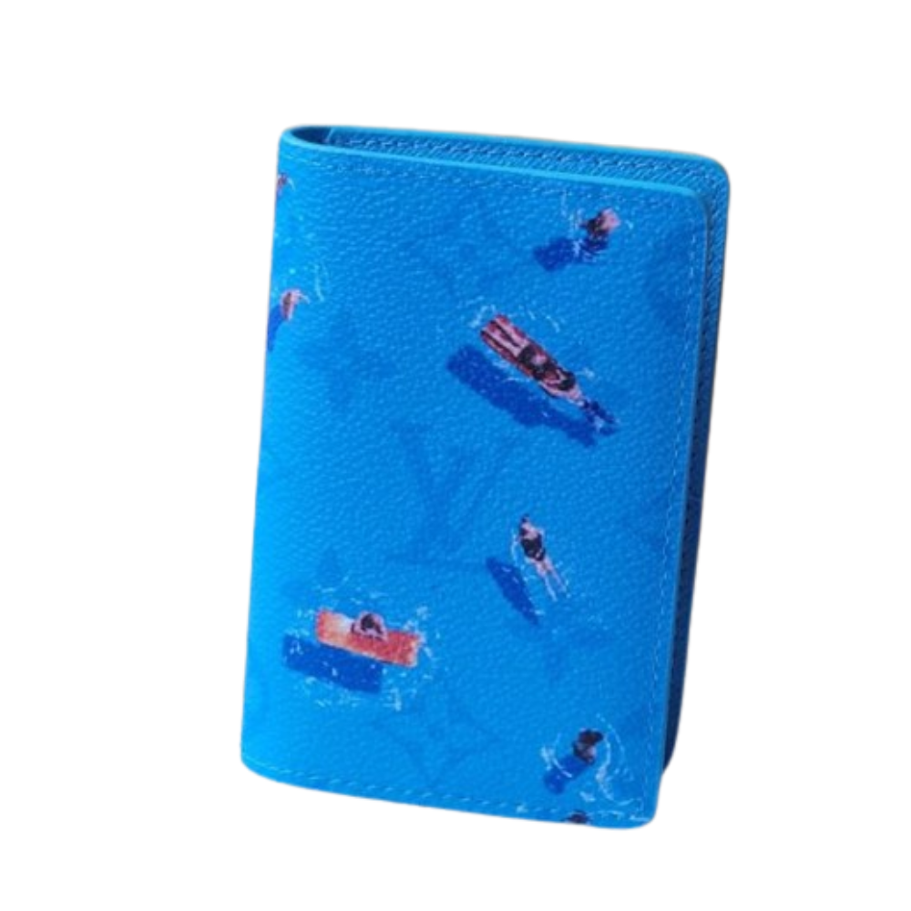 Louis Vuitton Pool Pocket Organizer Blue Passport Cover