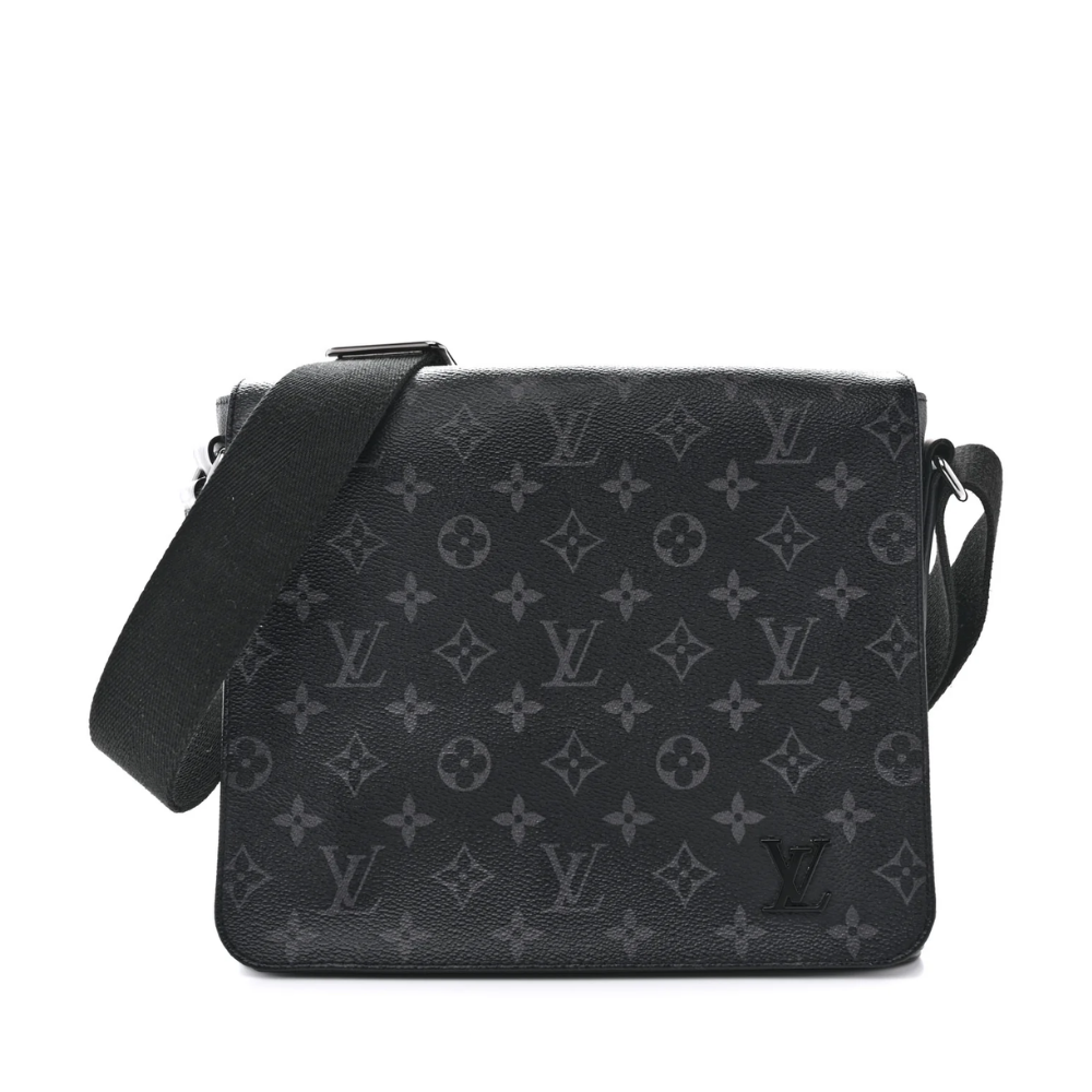 Louis Vuitton  Monogram Eclipse Canvas Men's Crossbody Messenger Bag