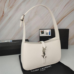 Le 5 À 7 Neutrals Hobo White Croc-embossed Smoot Leather Bag