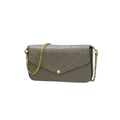 Louis Vuitton Pochette Félicie Tourterelle Empreinte Leather Shoulder Bag