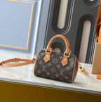 Louis Vuitton Nano Speedy Monogram Canvas HandBag