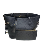 LV Neverfull MM Monogram Empreinte Black Tote Bag